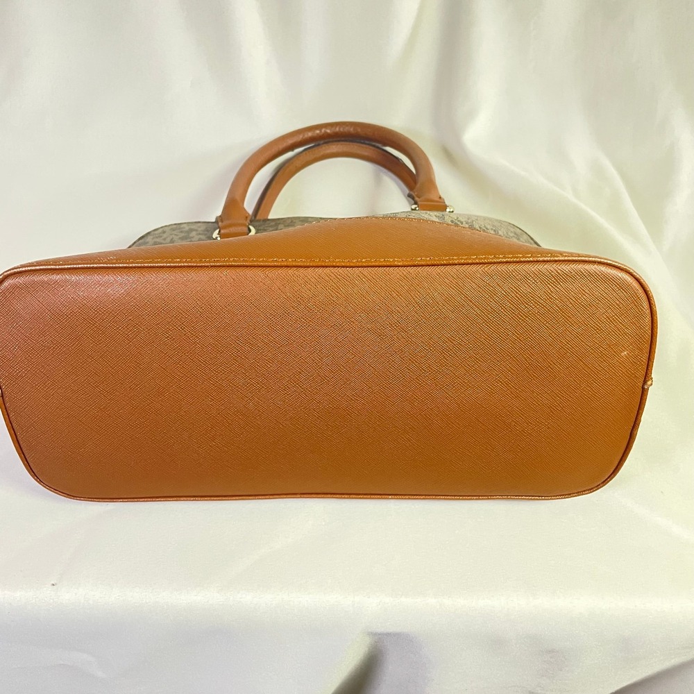 DKNY Brown Satchel Pre-owned - Picture 5 of 6